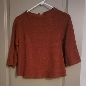 W5 Women's Rust Cowl Neck Sweater
